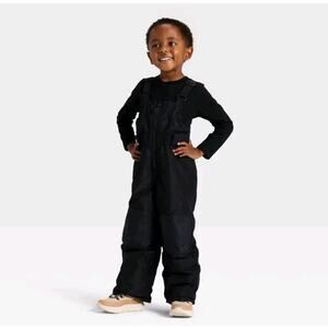 Arctic Quest Toddler Black Full Bib Zip Front Snowsuit Size 3T Outdoors Winter